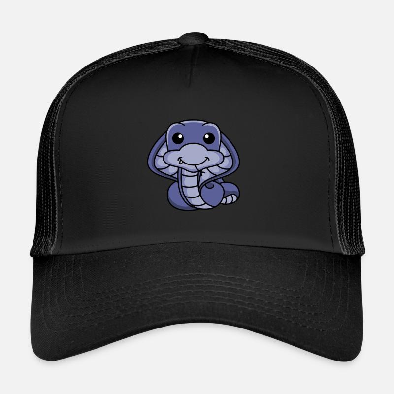 Snake Cobra Comic Animal Trucker Cap