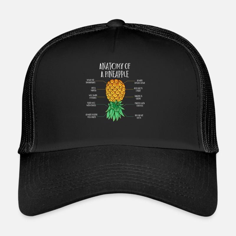 Auf Den Kopf Der Ananasananas Anatomie Trucker Cap