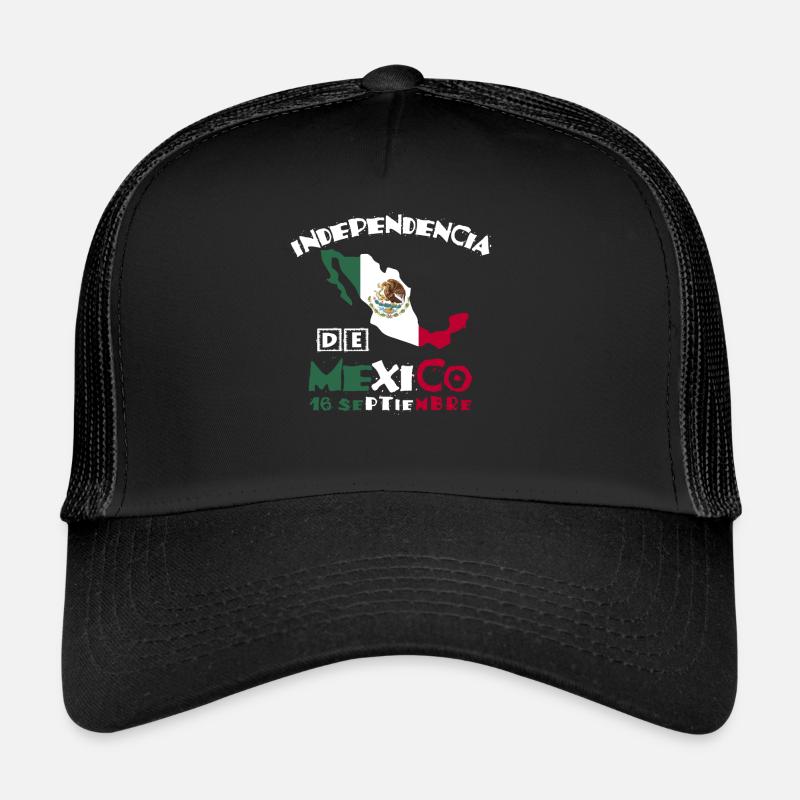 Independencia De Mexico, racines mexicaines Casquette trucker 