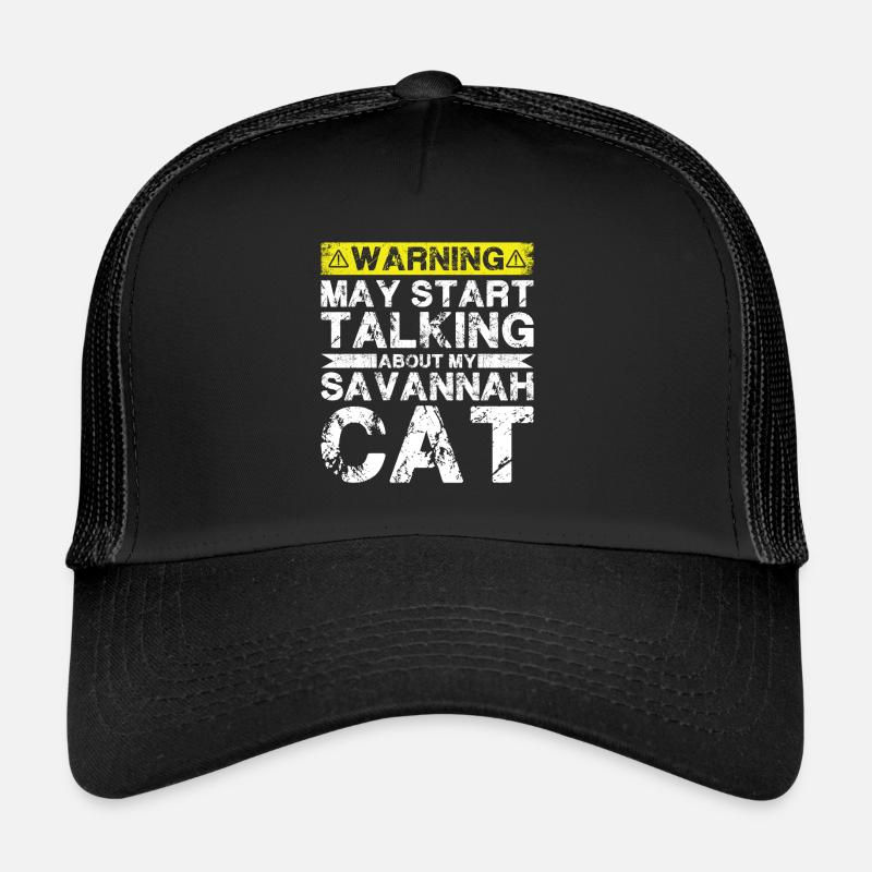 Parlez de Savannah Cat Casquette trucker 