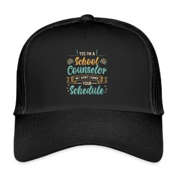 Ja, Ich Bin Ein Schulberater . - Trucker Cap - Schwarz/Schwarz - Vorne