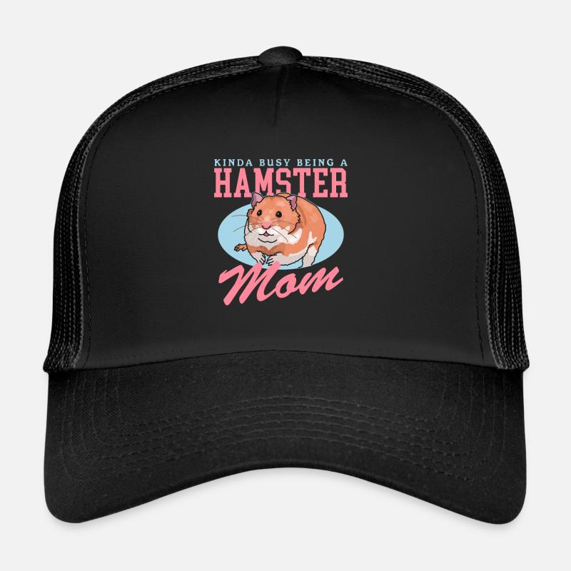 Hamster Maman | Hamster nain Cadeau de hamster doré Casquette trucker 