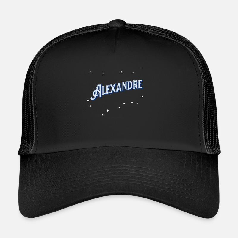 Alexandre names personalized Trucker Cap