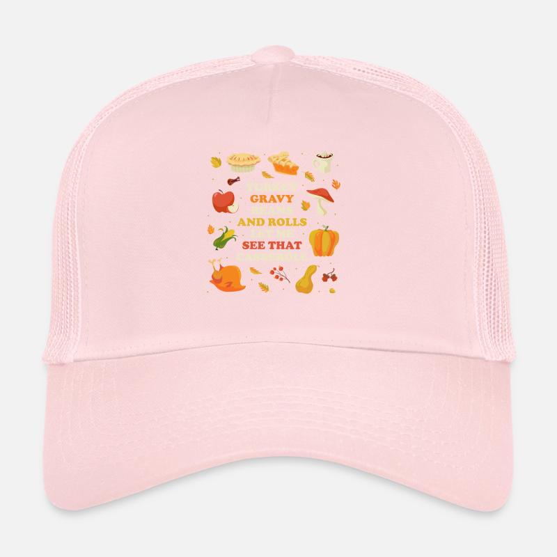 Turkey Gravy Beans Thanksgiving Gift Trucker Cap