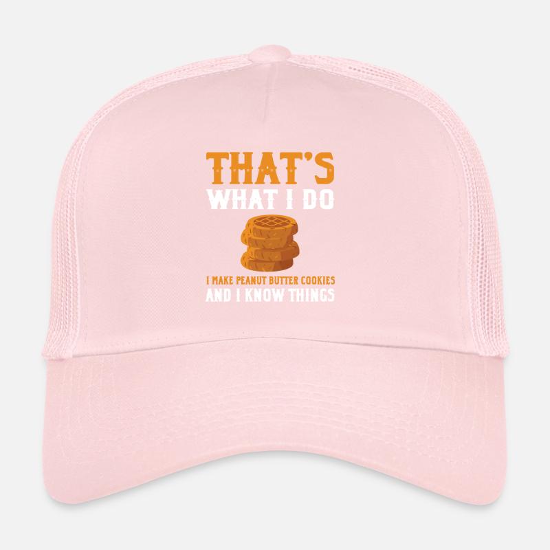 Peanut Butter Cookie Saying Trucker Cap