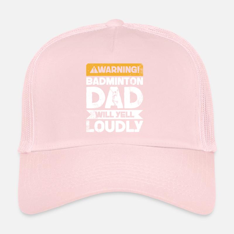 Warnung Wird Schreien - Badminton Dad Trucker Cap