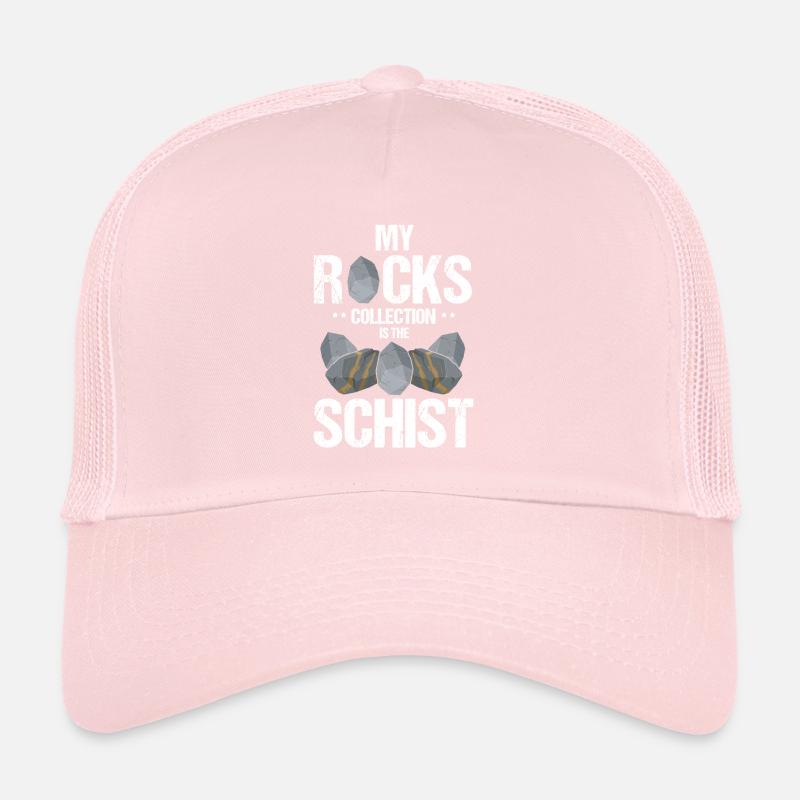 Recherche sur les roches et conception de roches à quartz Casquette trucker 