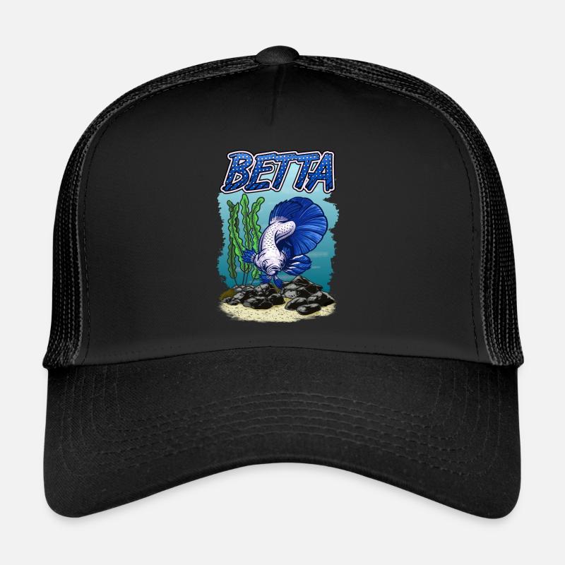 Betta Fish Aquarium pour les pisciculteurs Casquette trucker 