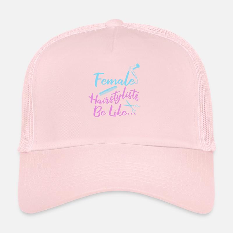 Coiffeur Coiffeur Sèche-cheveux Casquette trucker 