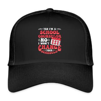 Ja, Ich Bin Ein Schulberater. - Trucker Cap - Schwarz/Schwarz - Vorne