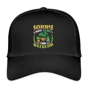 Sorry that this weekend - Trucker Cap - black/black - Front