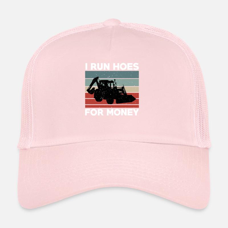 Funny Backhoe Loader Design Trucker Cap