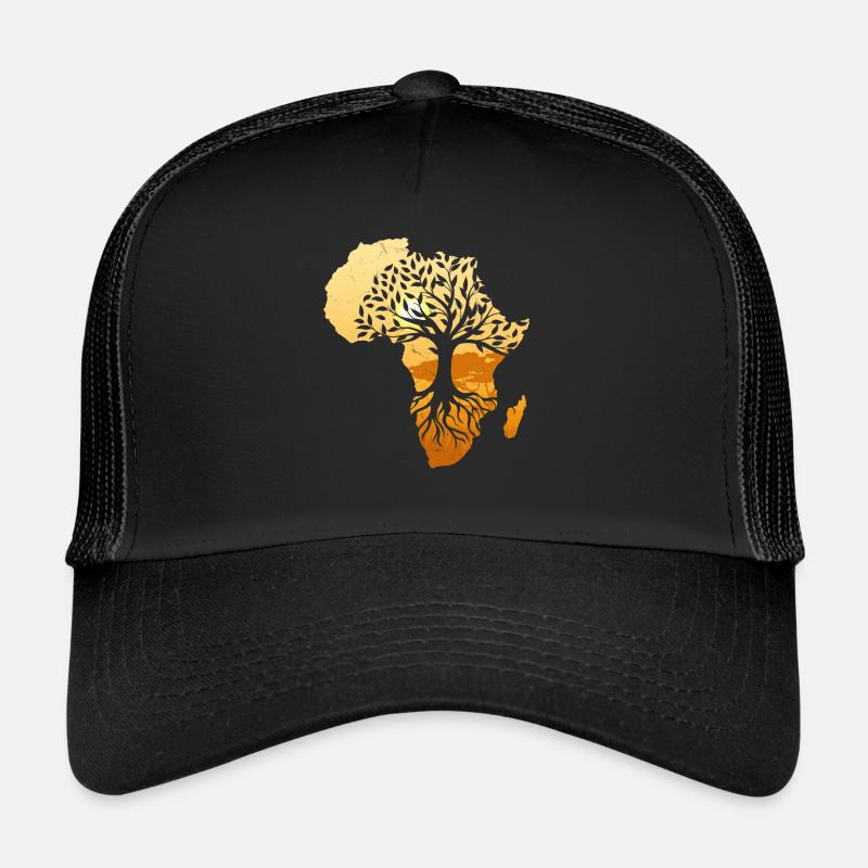 Afrikanische Wurzeln Schwarzer Stolz Afrika Trucker Cap