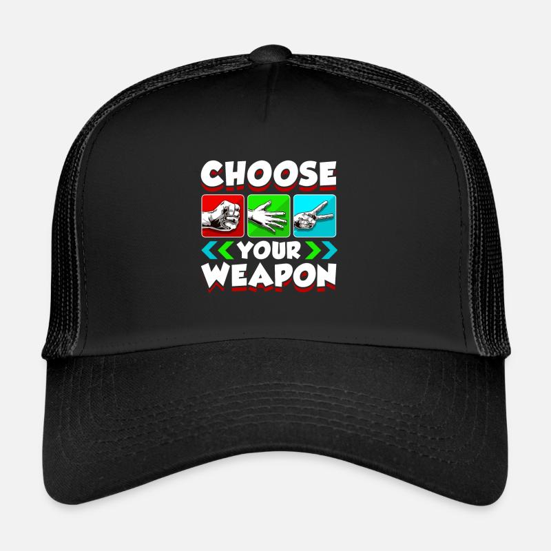 Ciseaux Papier de pierre Casquette trucker 