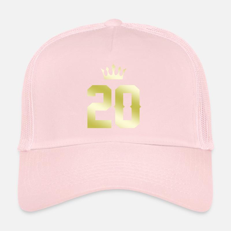 20 Number Crown Trucker Cap