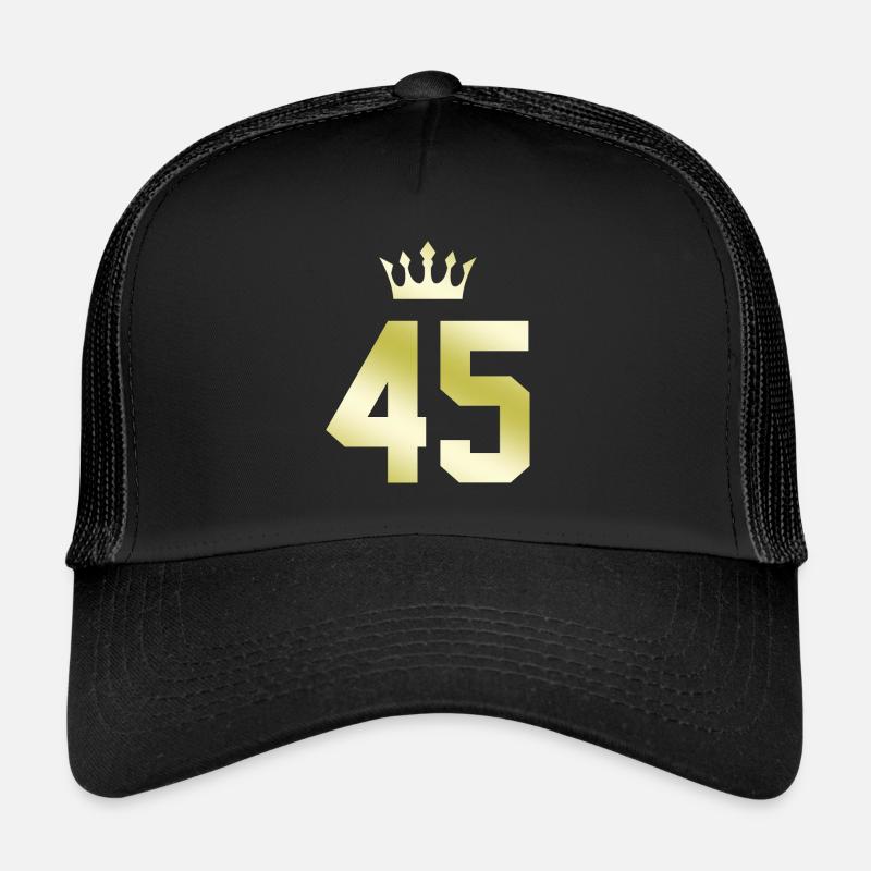 45 Couronne numérique Casquette trucker 