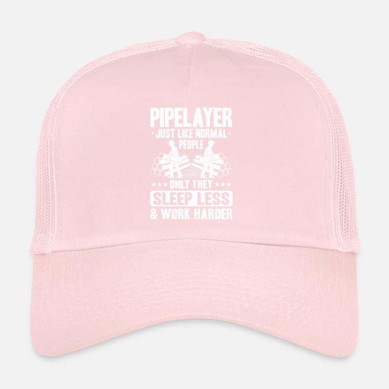 Constructeur de pipelines Construction de pipelines Pipelayer Casquette trucker 
