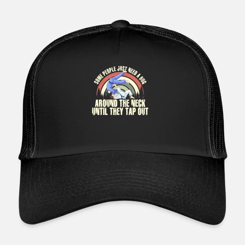 Some People Just Need A Hug Cage Fighter Trucker Cap