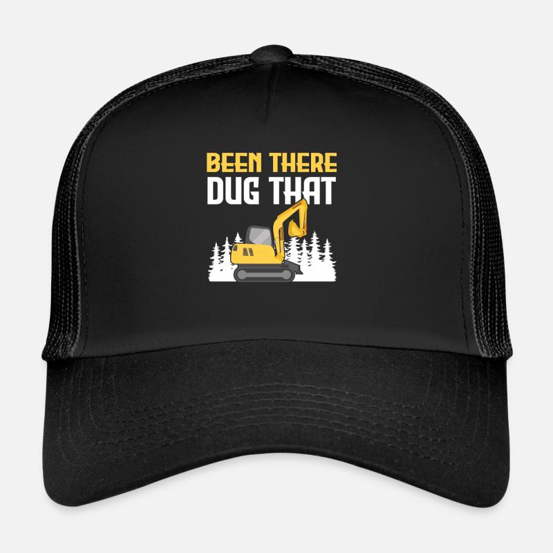 Funny excavator saying Trucker Cap