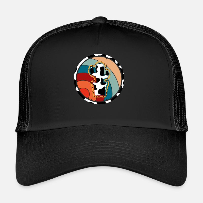 Cactus vache de l’Ouest Casquette trucker 