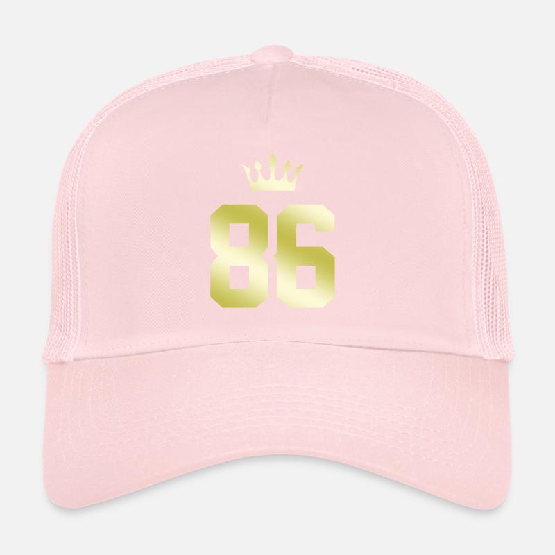 86 Nombre de couronnes Casquette trucker 