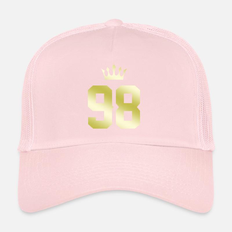 98 Couronne numérique Casquette trucker 