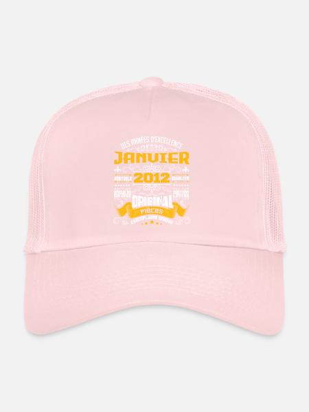 JANVIER 2012 | ORIGINAL PIÈCES - Casquette trucker  - rose pâle - Devant