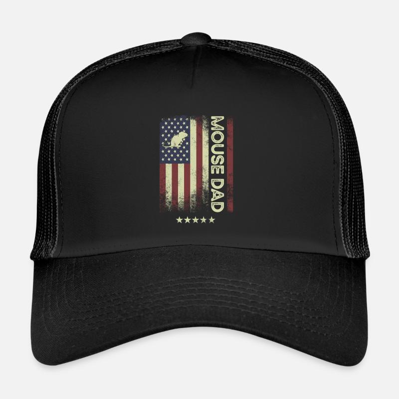 Drapeau américain - Mouse Dad Casquette trucker 