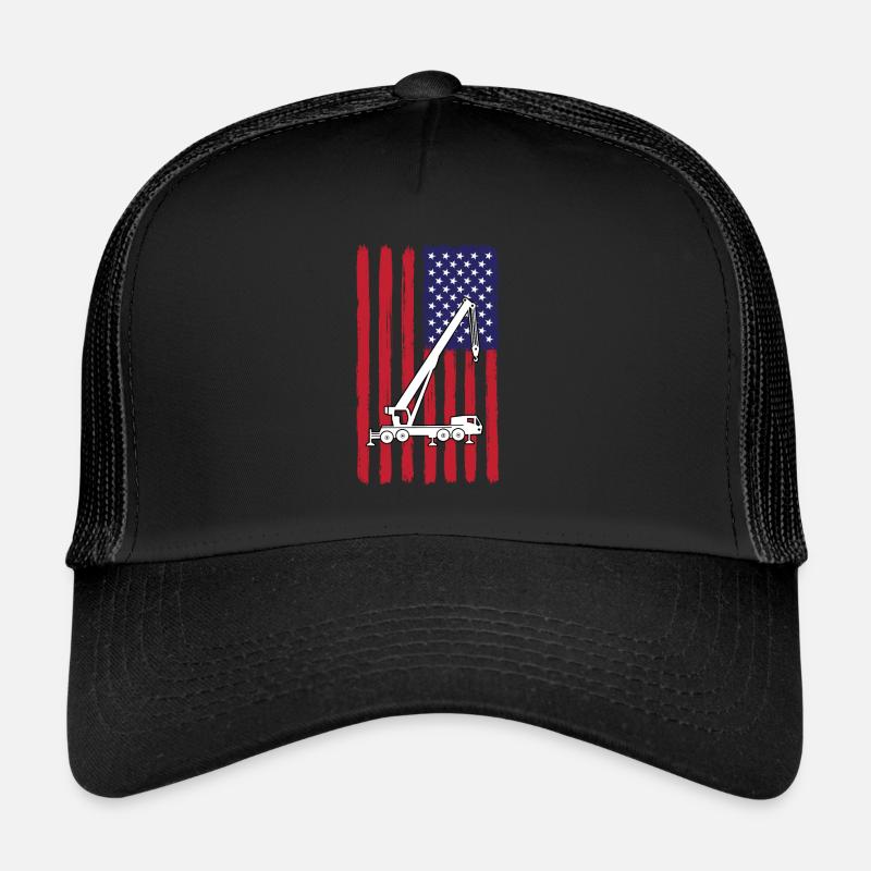 Grue des États-Unis Casquette trucker 