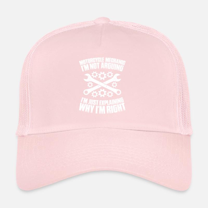 Two-wheel mechatronics engineer Motorcycle Motorcycle Mechanic Trucker Cap