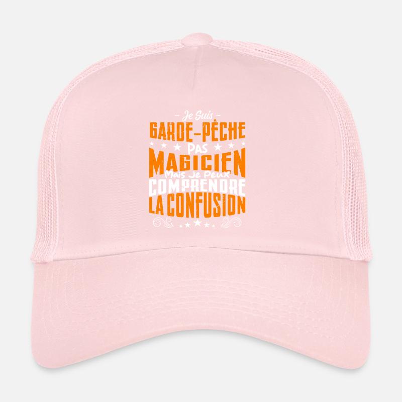 Je Suis Garde Pêche Pas Magicien Casquette trucker 