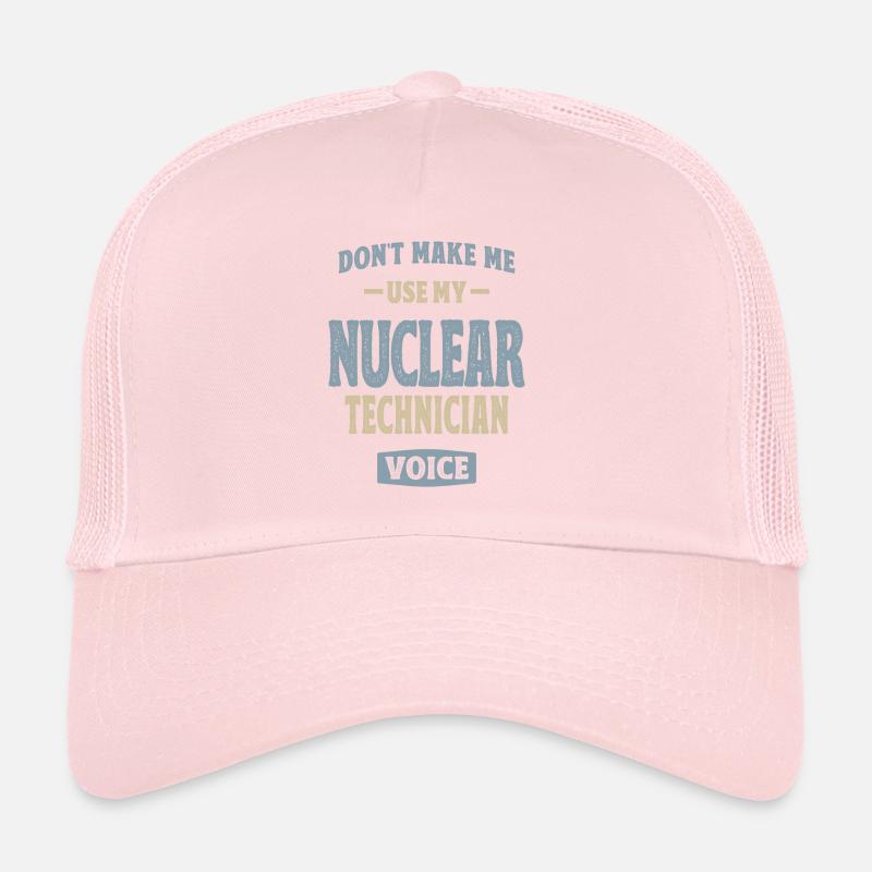 Technicien nucléaire Profession Travailleur d’anniversaire Casquette trucker 