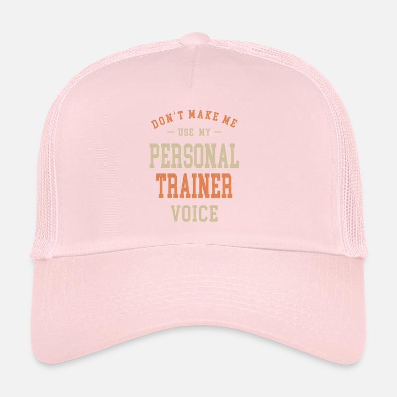 Personal Trainer Job Beruf Geburtstagsarbeiter Trucker Cap