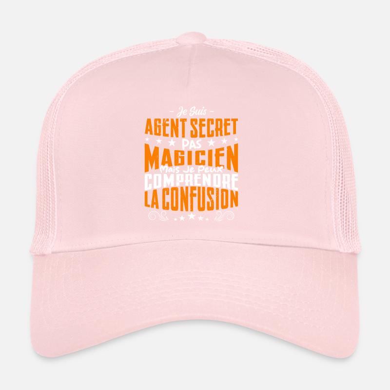 Je Suis Agent Secret Pas Magicien Casquette trucker 