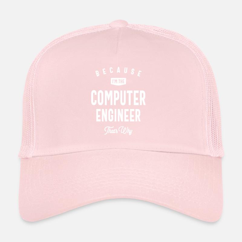 Computer Engineer Job Title Profession Trucker Cap