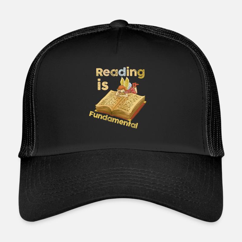 La lecture est fondamentale Casquette trucker 
