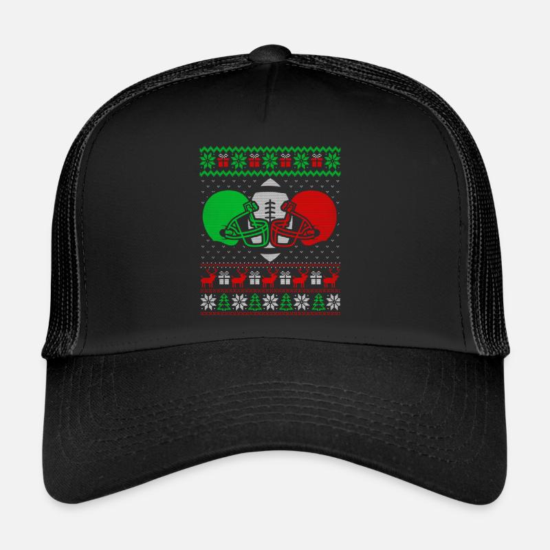 Love Football Pull de Noël Joyeuses Fêtes Casquette trucker 
