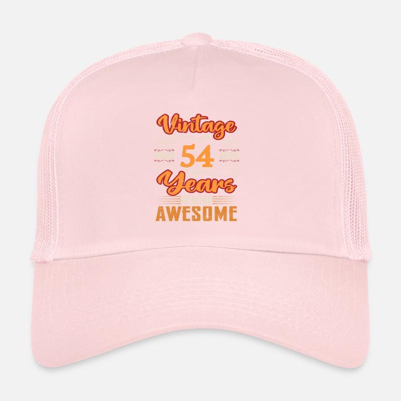 Vintage | 54 anniversaire idées cadeaux Casquette trucker 