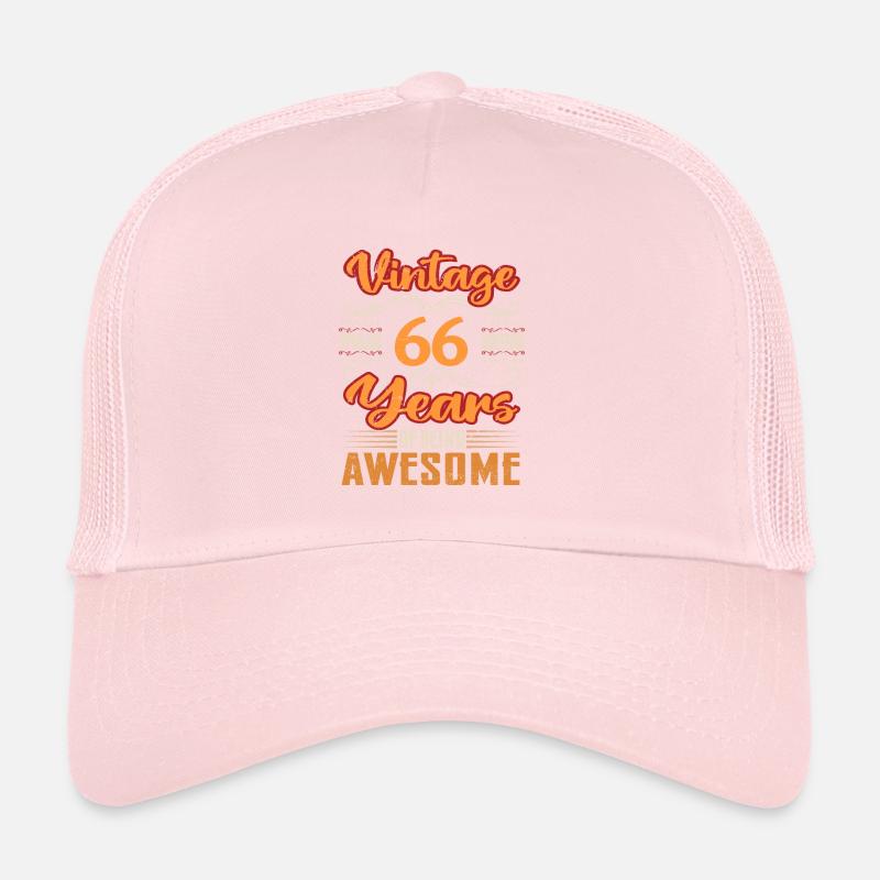 Vintage | 66 anniversaire idées cadeaux Casquette trucker 