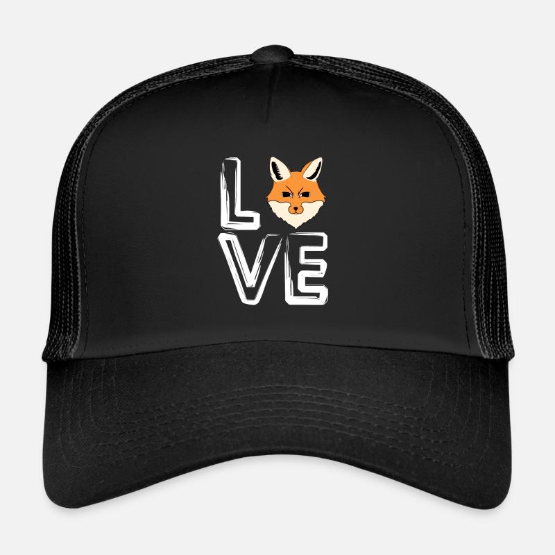 J’aime les renards Casquette trucker 