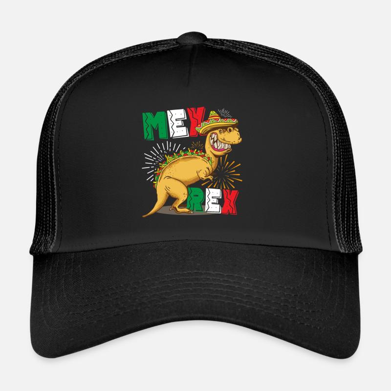 Tacosaurus Mex Rex T Rex Taco Cinco De Mayo Casquette trucker 