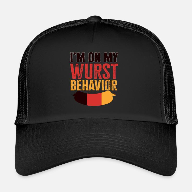 Je suis sur mon comportement de saucisse Casquette trucker 