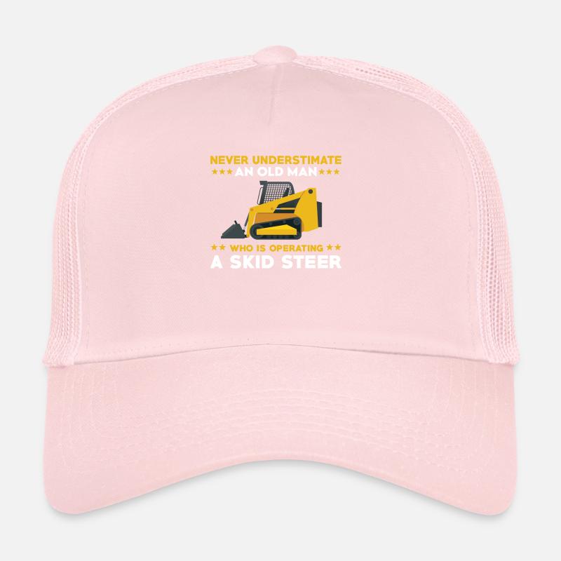 Fun skid steer loader for men Trucker Cap