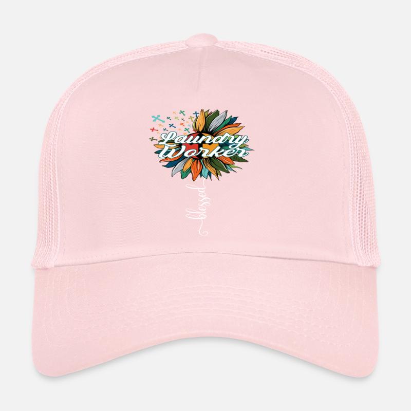 Blessed Laundry Worker Trucker Cap