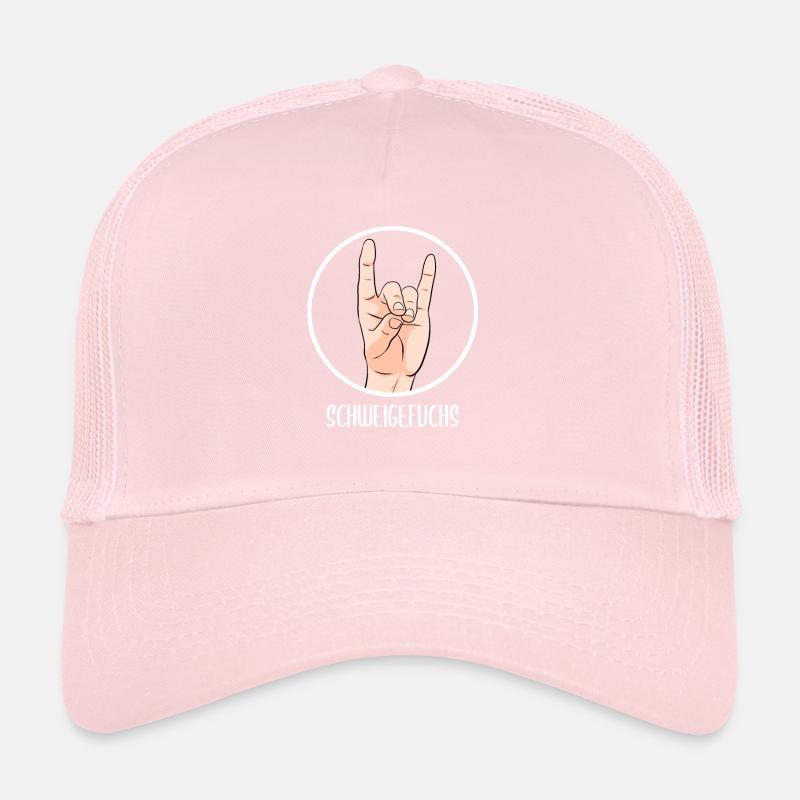 Schweigefuchs Grundschule Lehrer Trucker Cap