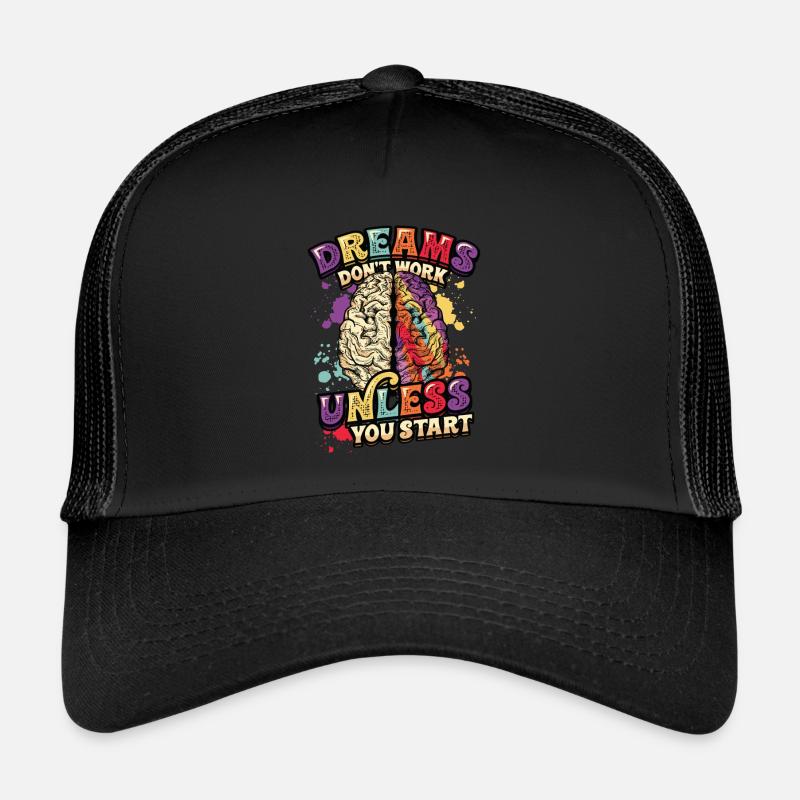 Les rêves peuvent se réaliser de différentes façons. Casquette trucker 