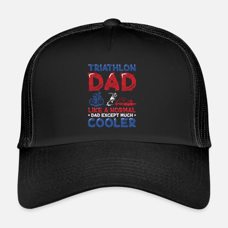 Papa de triathlon, comme un papa ordinaire, seulement plus cool. Casquette trucker 