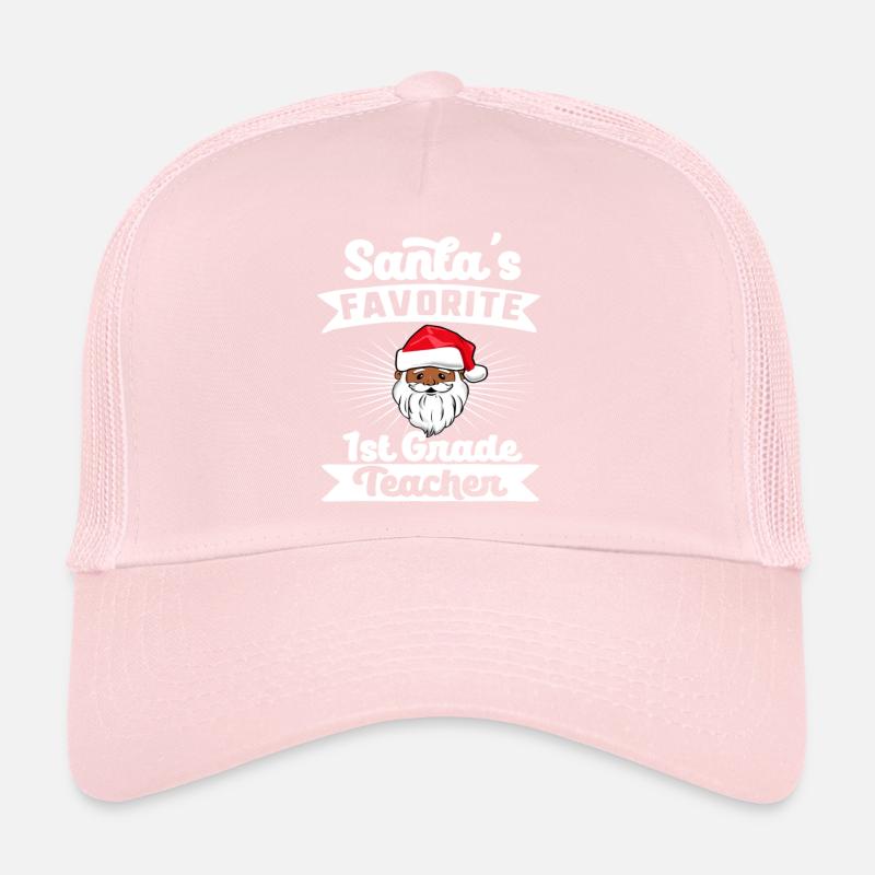 L’enseignante de 1re année préférée du Père Noël, Melanin Black Casquette trucker 