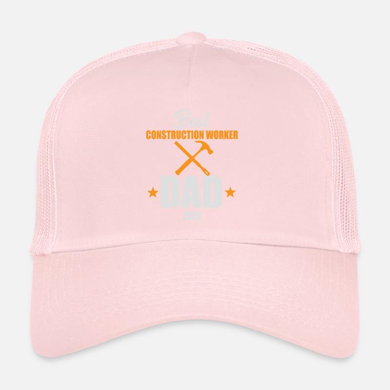 Best Construction Worker Dad Trucker Cap