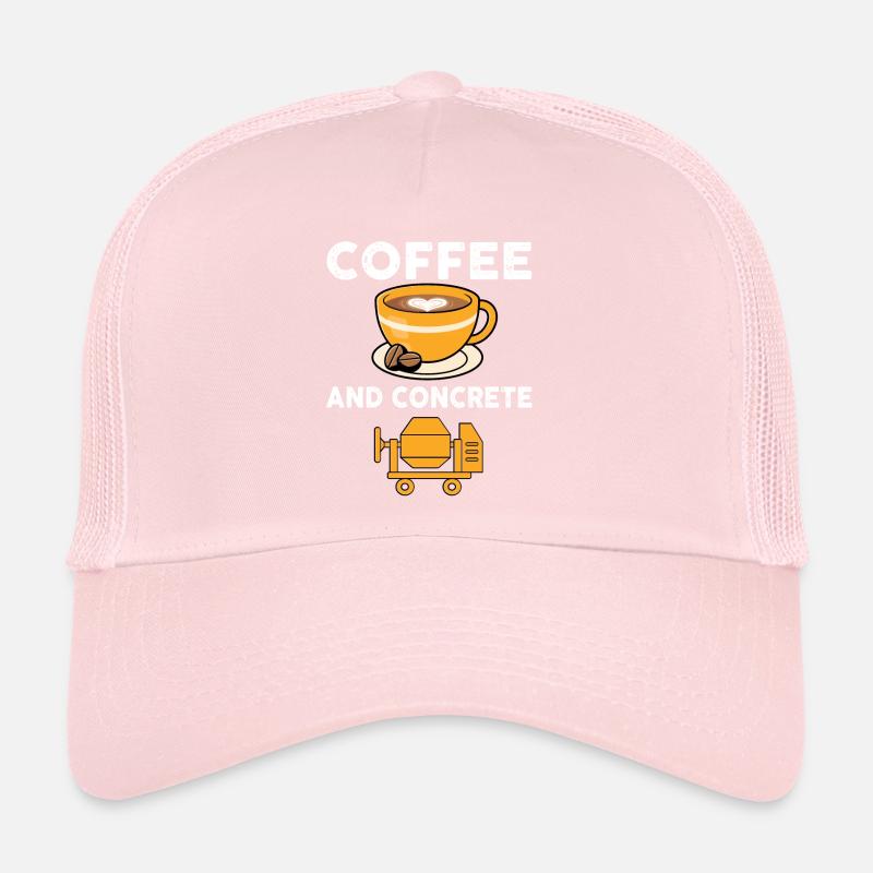 Coffee and concrete Trucker Cap